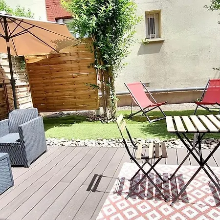 Apartament T2 Cosy & Garden - Hypercentre - Gare - Wifi *